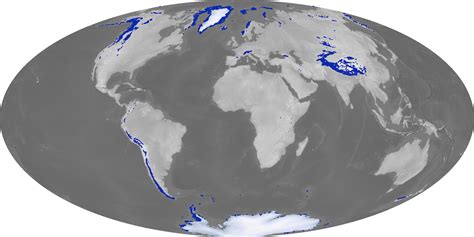 Indémodable, cette carte du monde banco est le gros succès dans le petit monde des cartes insolites. Monde - Glaciers - PopulationData.net
