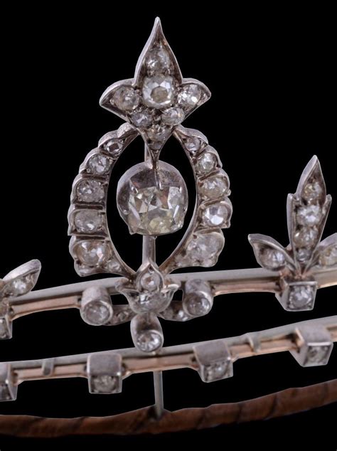 A Late Victorian Diamond Tiara Circa 1890