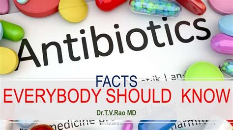 Antibiotics Facts Everybody Should Know