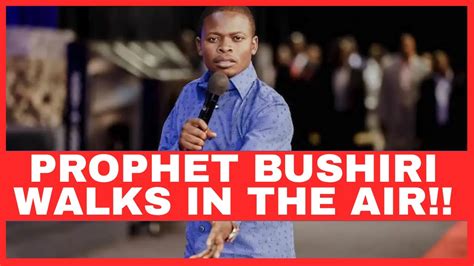 Watch Millionaire Prophet Shepherd Bushiri Walking In The Air Live