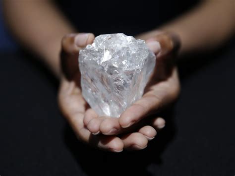 Economia Sothebys Leiloará Em Londres Maior Diamante Bruto Do Mundo