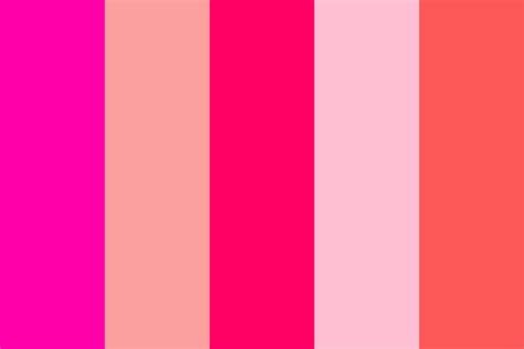 Different Shades Of Pink Color Palette Images