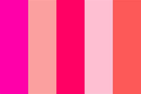 Shades of Pink Color Palette