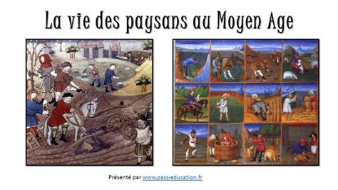 La Vie Des Paysans Au Moyen Âge Moyen Age Age Paysan