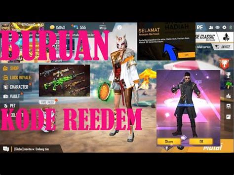 By using this code you can get a reward absolutely free. BURUAN!! KODE REEDEM FREE FIRE TERBARU 05 JULI 2020 (ALOK ...