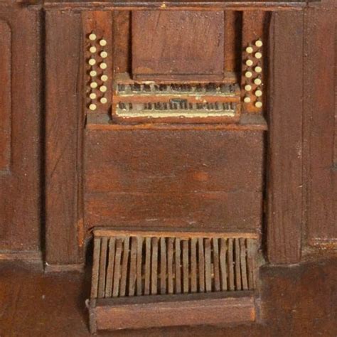 Model Musical Instrument Johnson Opus 183 Pipe Organ Miniature