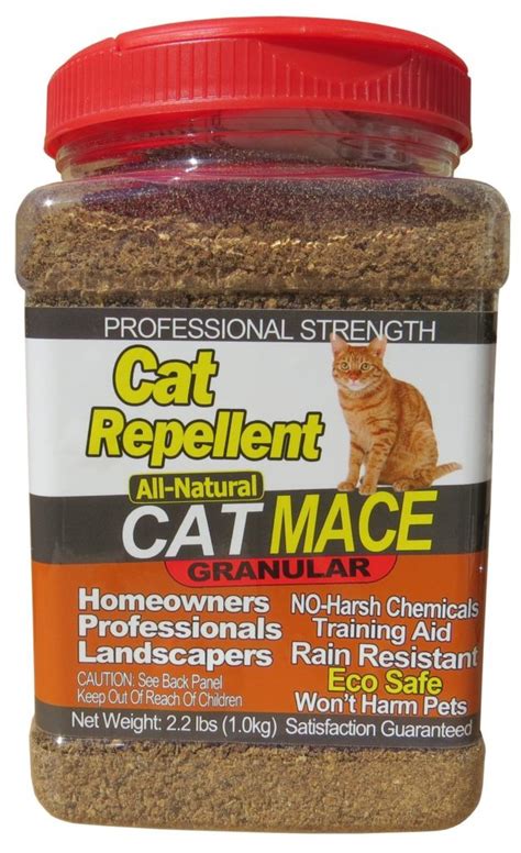 Sprinkle cat repellent around the border of the garden. Nature's MACE Cat Repellent Shaker Granular - Groundhog ...