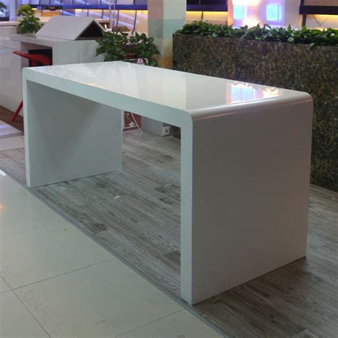 For a lightweight and durable bar stool, choose one of these resin or plastic options. White Solid Surface Acrylic Bar Table - Buy Bar Table ...