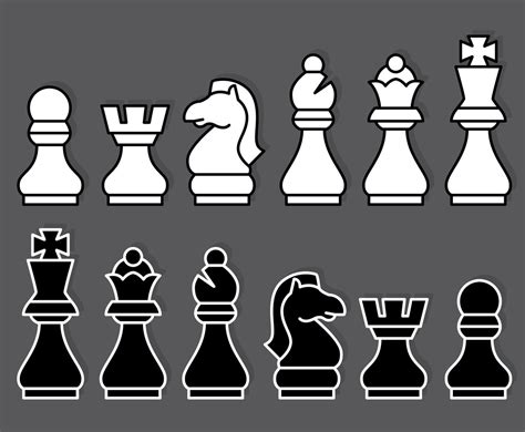 Chess Icons Vector Set Vector Art And Graphics