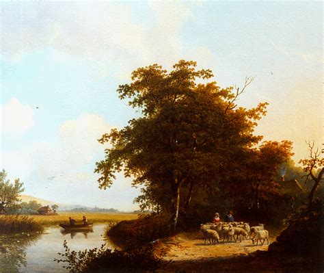 Jacobus Van Der Stok Paintings Prev For Sale A Wooded Landscape