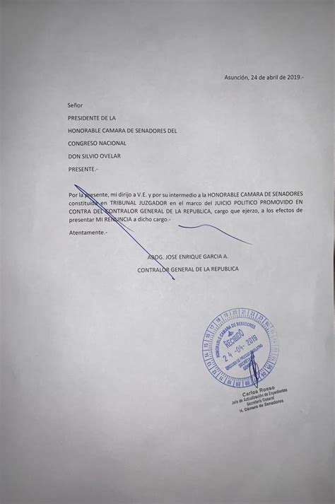 Enrique García renunció en pleno juicio en su contra  La Unión