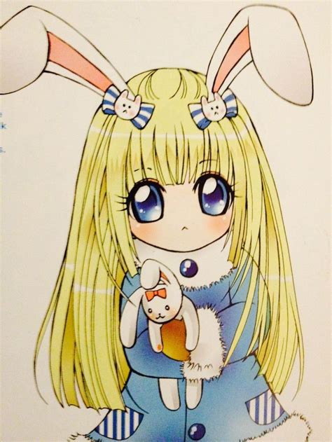 Chibi Bunny Girl Cute Pinterest