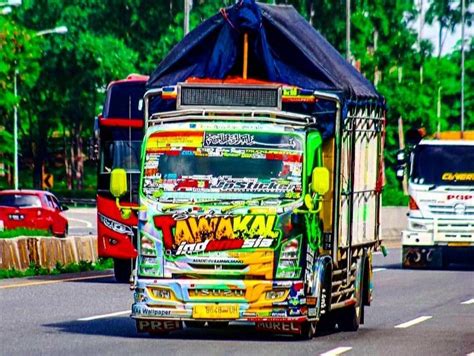 wallpaper truk oleng tawakal indonesia  gambar truk tawakal gambar