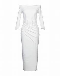 La Robe Di Chiara Boni Synthetic 3 4 Length Dress In White Lyst