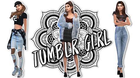 Sims 4 Cas Tumblr Girl Cc List Youtube