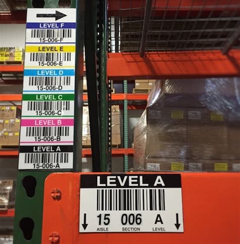 30 Pallet Rack Label Holders Labels 2021