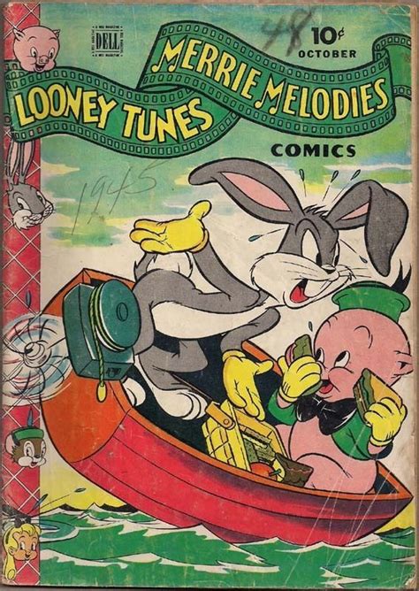 Looney Tunes Merrie Melodies 48 Dell 10 45 Bugs Bunny Porky Elmer Fudd