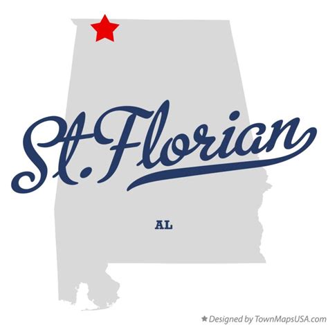 Map Of Stflorian Al Alabama