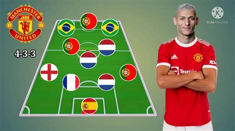 potential line up manchester united with richarlison under erik ten hag ~ seasons 2022 2023