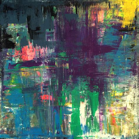 Seize The Day 48x48 Print Abstract Painting Modern Art Original