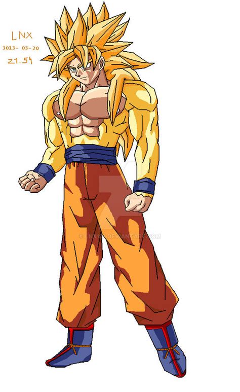 Goku Super Saiyan God By Lnx123 On Deviantart