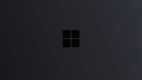 Windows 10 Logo Minimal Dark Wallpaper Hd Minimalist 4k Wallpapers