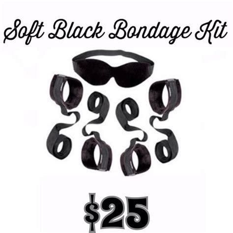 Soft Black Bondage Kit