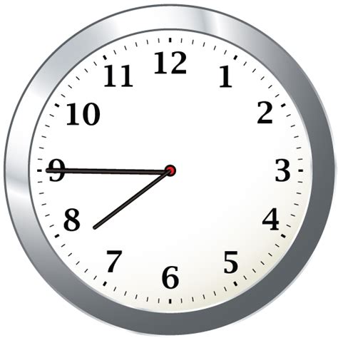Math Clip Art Clock Art Clock Face Showing 745 Media4math