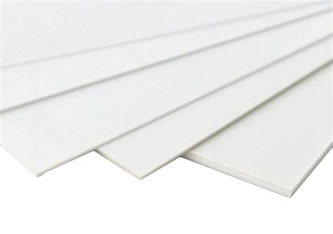 Plastics White Styrene Polystyrene Plastic Sheet 030 6 X 12
