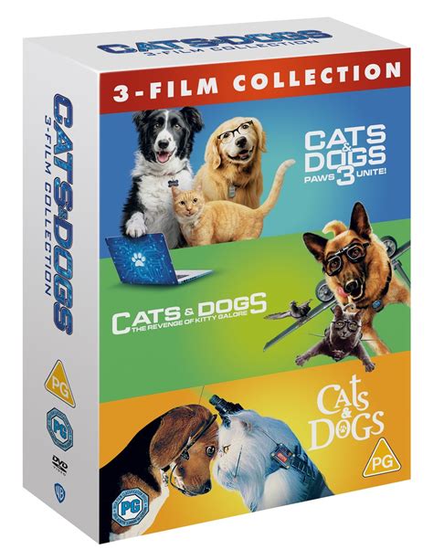 Cats And Dogs 3 Film Collection Dvd Box Set Free Shipping Over £20