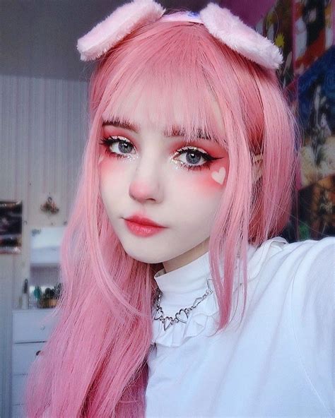 Ttdeye Calendula Pink Colored Contact Lenses Girls Makeup Kawaii Makeup Edgy Makeup