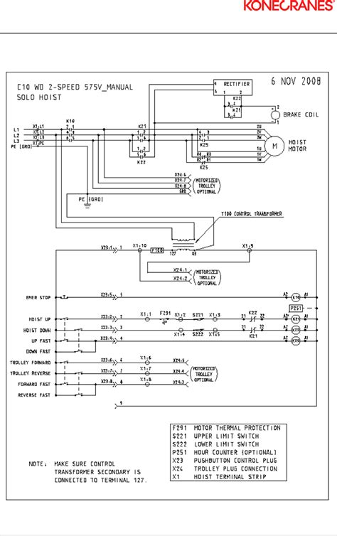 Control Circuit Eot Crane Electrical Circuit Diagram Pdf Iot Wiring
