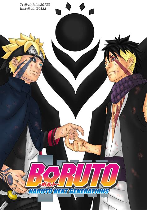 Mock Boruto Volume Cover Uzumaki Boruto Naruto Shippuden Sasuke Boruto