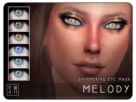 Melody Shimmering Eye Mask By Screaming Mustard At Tsr Sims 4 Updates