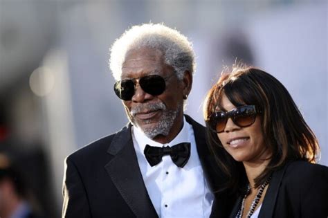 Photo Morgan Freeman et Morgana à la première d Oblivion à Los Angeles le 10 avril 2013