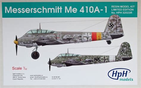 Modelimex Online Shop 132 Messerschmitt Me 410 A1 Resin Kit Your