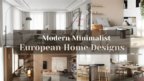Three Modern Minimalist European Home Designs Modern Minimalist