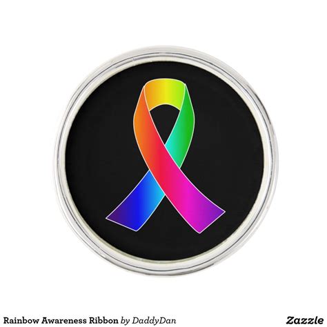 Rainbow Awareness Ribbon Awareness Ribbons Flag Lapel Pins Rainbow
