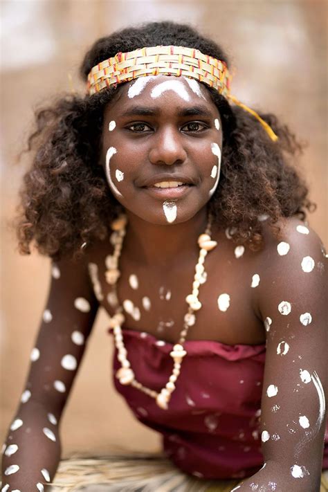Aboriginal Woman Lockhart River Cape York Queensland Australia