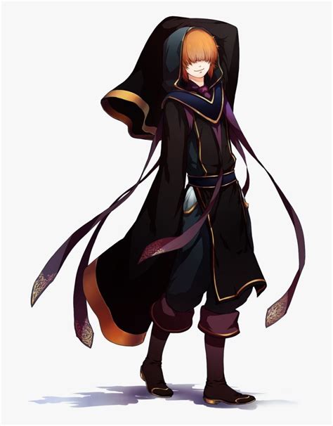 An Anime Character With Long Hair And Black Clothes Holding A Large