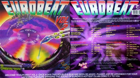 Eurobeat Volume 2 90 Minute Non Stop Dance Mix 2lp 1987 Hi Nrg Italo Disco Synth Pop Dance