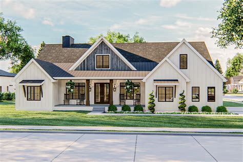 Exclusive Modern Farmhouse Plan With Fantastic Master Suite 62867dj Architectural Designs