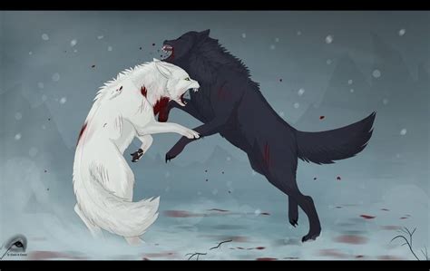 Wolf S Rain Anime Wolf Lobos Peleando Dibujo De Lobo Anime