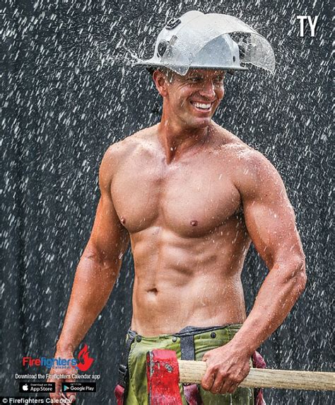 The Men From The Firefighters Calendar Strip Off For 2017 Daily Mail