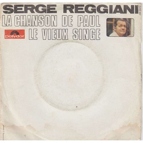La Chanson De Paul De Serge Reggiani Sp Chez Tommy27 Ref121097975