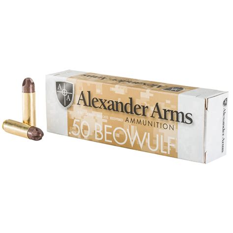 ALEXANDER ARMS AMMO 50BEO 200GR ARX POLYCASE 20 RD 21 95 Shipping For