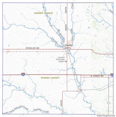Map Of Seward County Nebraska Địa Ốc Thông Thái