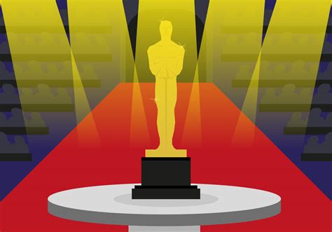 Oscar Statue Awards Illustration Vector Download Free