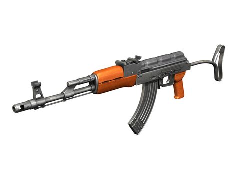 Kalashnikov Ak 74 3d Model Obj 3ds Fbx C4d Lwo Lw Lws