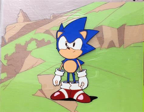 Sonic Cd Surfaced Animation Cels Max Collins By Deverexdrawer On